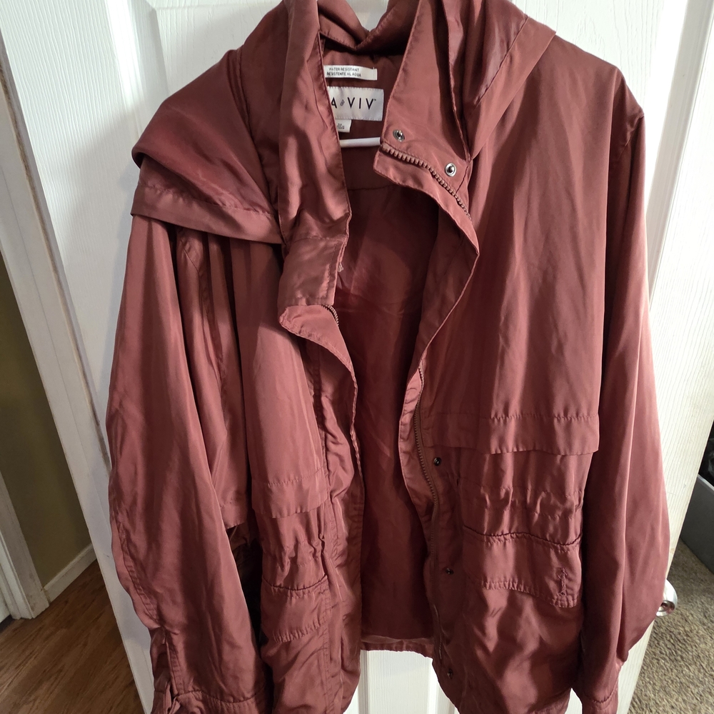 Ava & Viv Women's Rust Lightweight Jacket